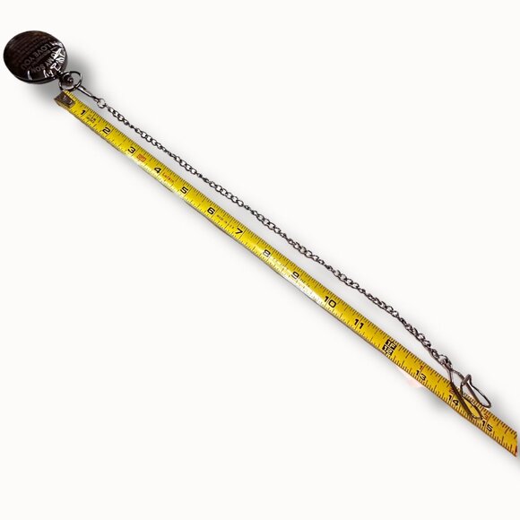 Pocket Watch w/ Chain "To My Son Never Forget That I Love You" Quartz Movement - Picture 6 of 9